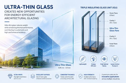 Latest company Solutions about Perspectiva de la industria: el vidrio ultradelgado crea nuevas oportunidades para el acristalamiento arquitectónico energéticamente eficiente