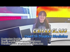 CHIYAN GLASS se utiliza ampliamente para los paneles táctiles módulos de cubierta de vidrio
