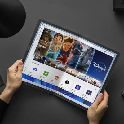 Pantalla plegable portátil de vidrio UTG ultra delgado para computadoras portátiles y portátiles HD
