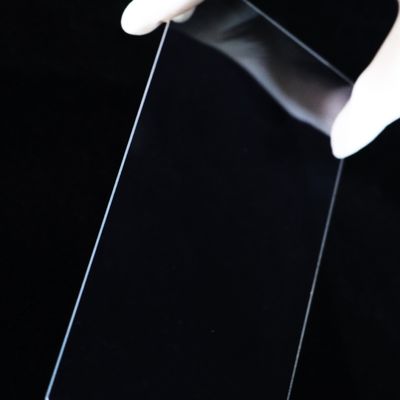 Hojas de vidrio de aluminosilicato ultraclaras de alta resistencia DOL ≥ 500Mpa para el deslizador del microscopio 1300*1100mm Tamaño regular