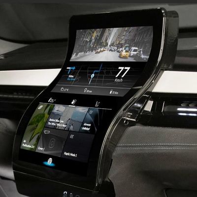 Buen precio Capa de pantalla de automóvil curvada en 3D Vidrio anti-reflejo templado en línea