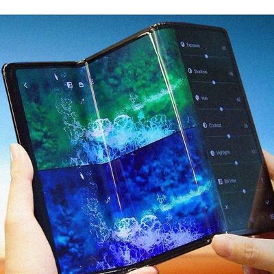 Vidrio flexible ultra delgado UTG para pantalla electrónica plegable