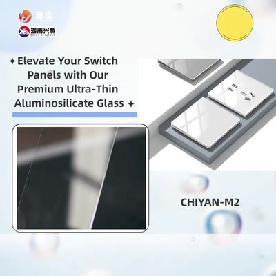 Vidrio del panel de interruptores antirreflejo de 1,1 mm, superficie ultraplana, tamaño regular 1300*1100 mm, dureza de lápiz 9H, resistente a los arañazos